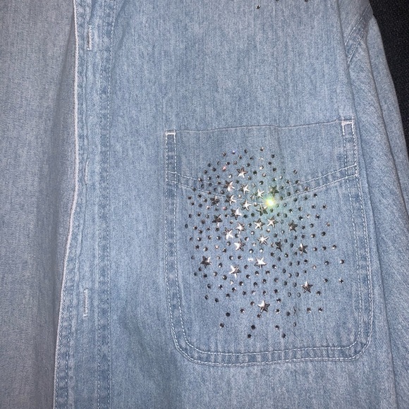 Jean shirt jacket - Picture 2 of 3